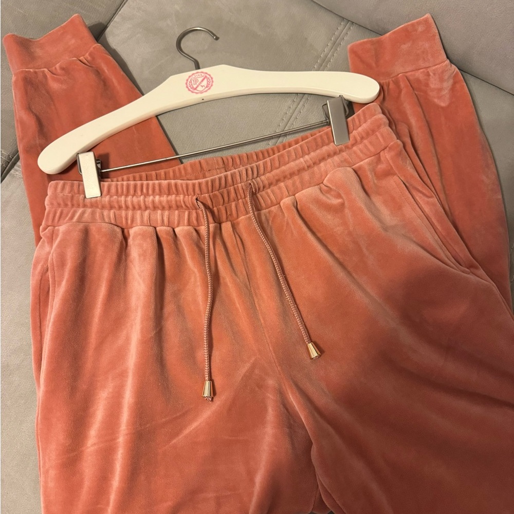 GUESS velvet joggers
